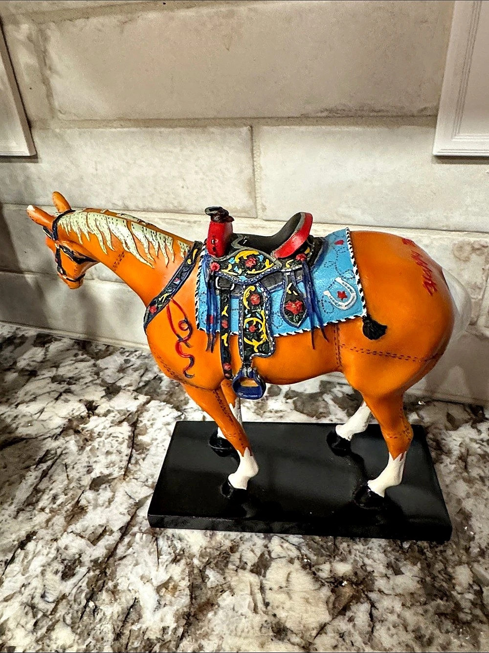 The Trail of Painted Ponies Happy Trails Painted Horse Figurine Decor - Picture 3 of 7